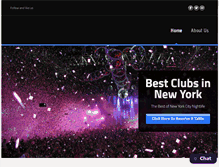 Tablet Screenshot of bestclubsinnewyork.net